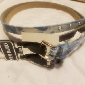 Steve Madden 2 for 1 belts